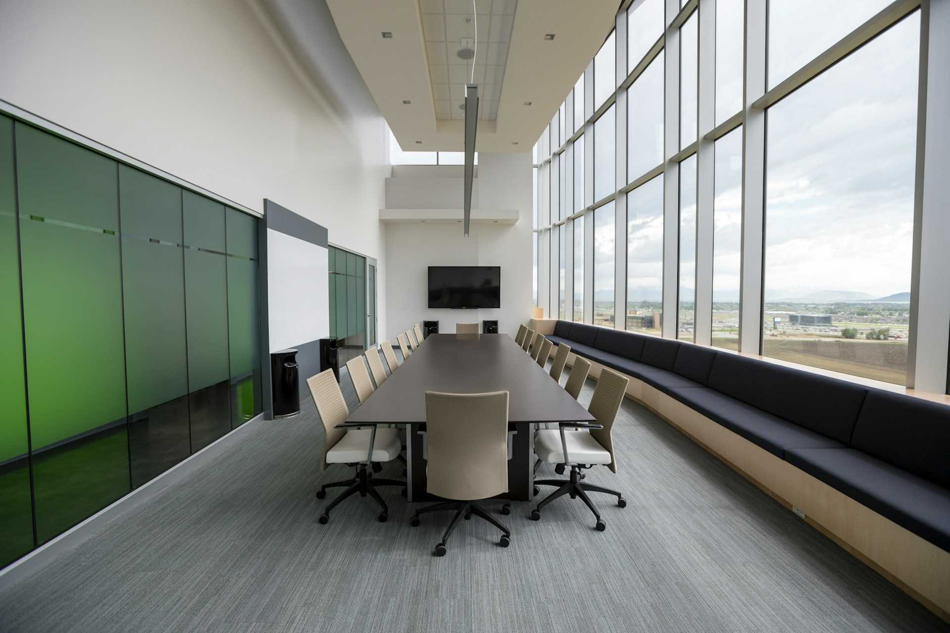 A conference room