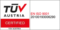 TUV ISO 9001 standard logo