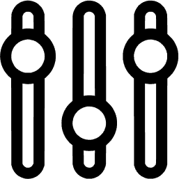 Icon of adjustable dials